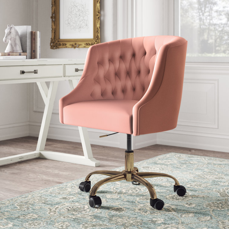 Kelly Clarkson Home Louise Velvet Task Chair & Reviews Wayfair